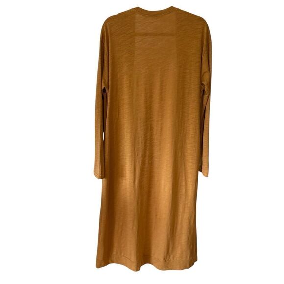 Three Bird Nest Long Set To Go Camel Tan Brown Cardigan Duster (Cardigan only) - Picture 6 of 9